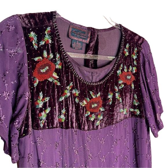 Vintage April Cornell Maxi Dress - Picture 2 of 12